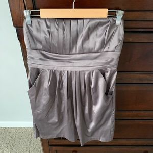 2/$12 Strapless dress with pockets!